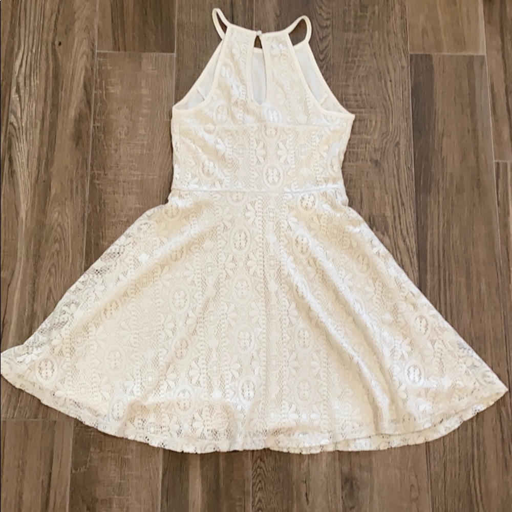 White Lace Sun Dress - Picture 2 of 2